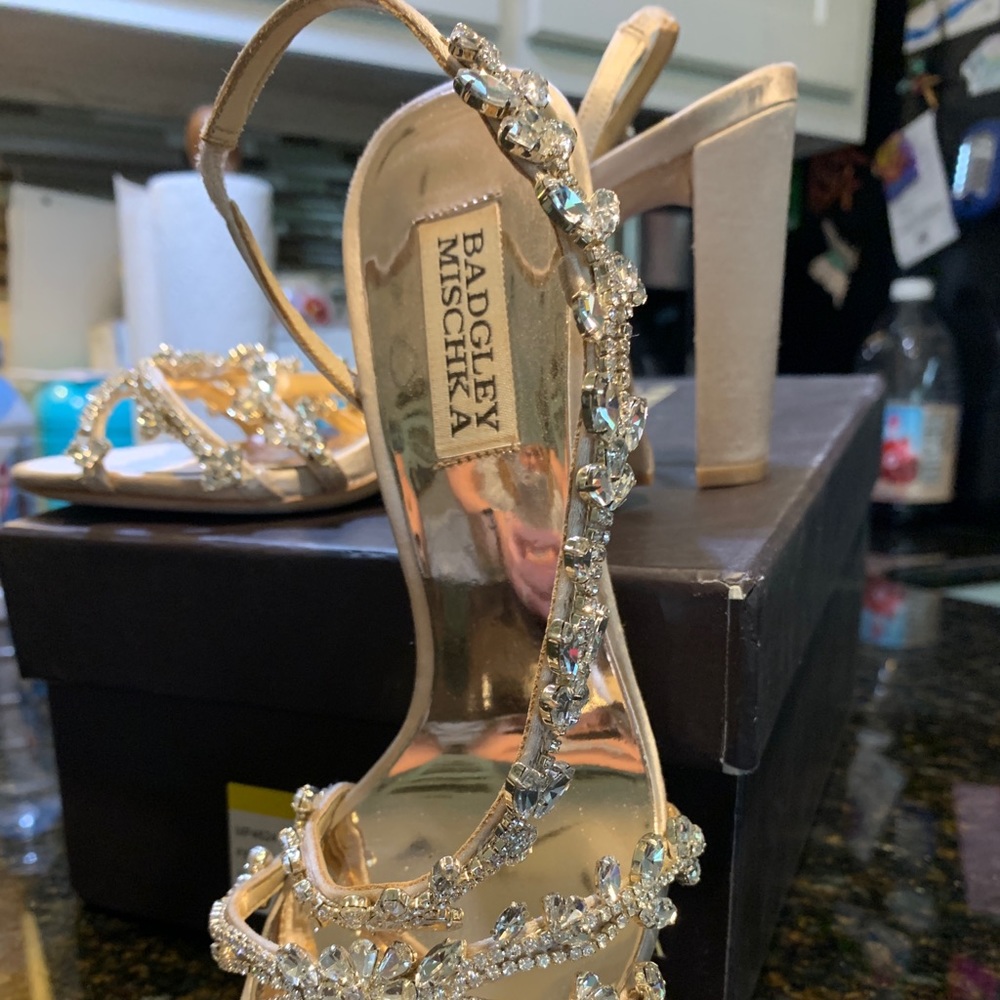 Badgley Mischka Felda Crystal Heels